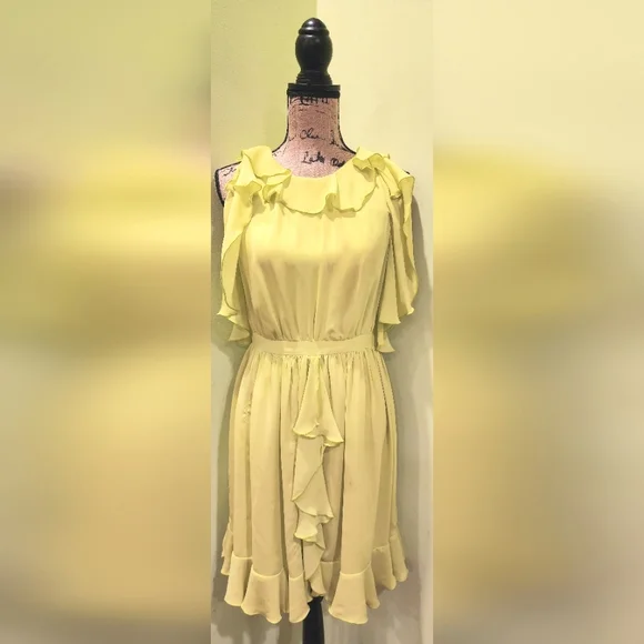 Prabal Gurung for Target Dresses | Prabal Gurung for Target, Lime Green, Ruffles, Size 8 | Color: Green | Size: 8 | Njohnson7676'S Closet
